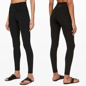 Lululemon Wunder Under High Rise Tight 28" Full On Luxtreme Black Size 12